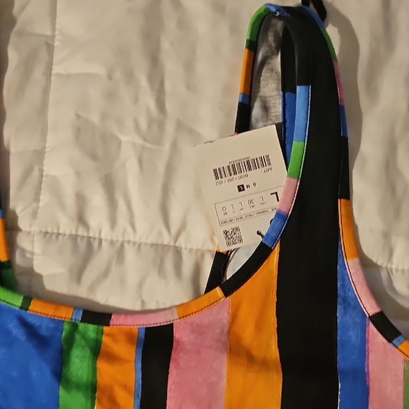 Zara Colorful Striped Top - Picture 4 of 5